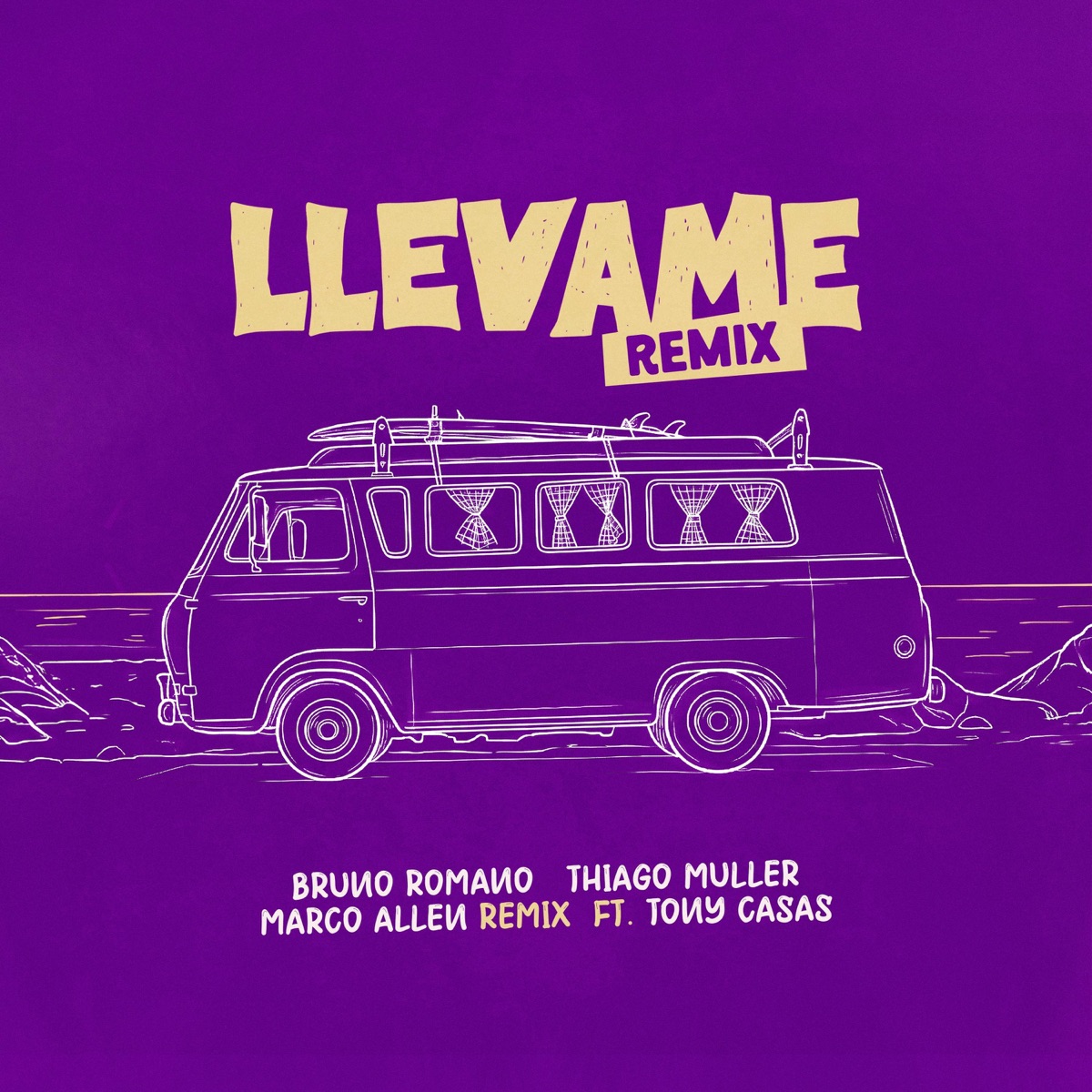 Llévame (feat. Bruno Romano, Thiago Muller & Tony Casas) [Marco Allen Remix] - Single by Marco Allen album cover