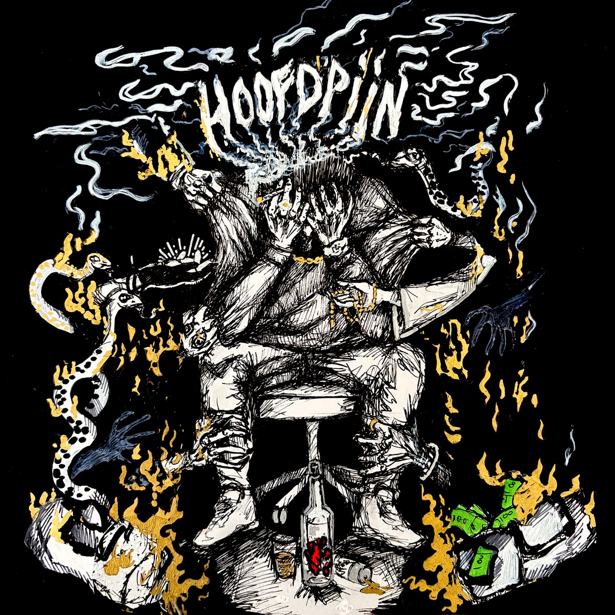 Hoofdpijn - Single by el 3askar album cover