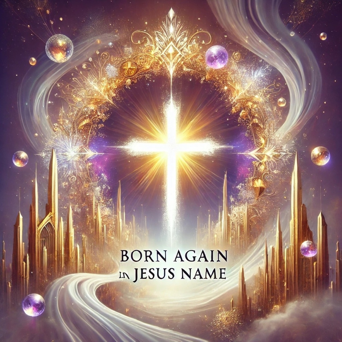 Born Again in Jesus Name - Single by Michael Salem album cover