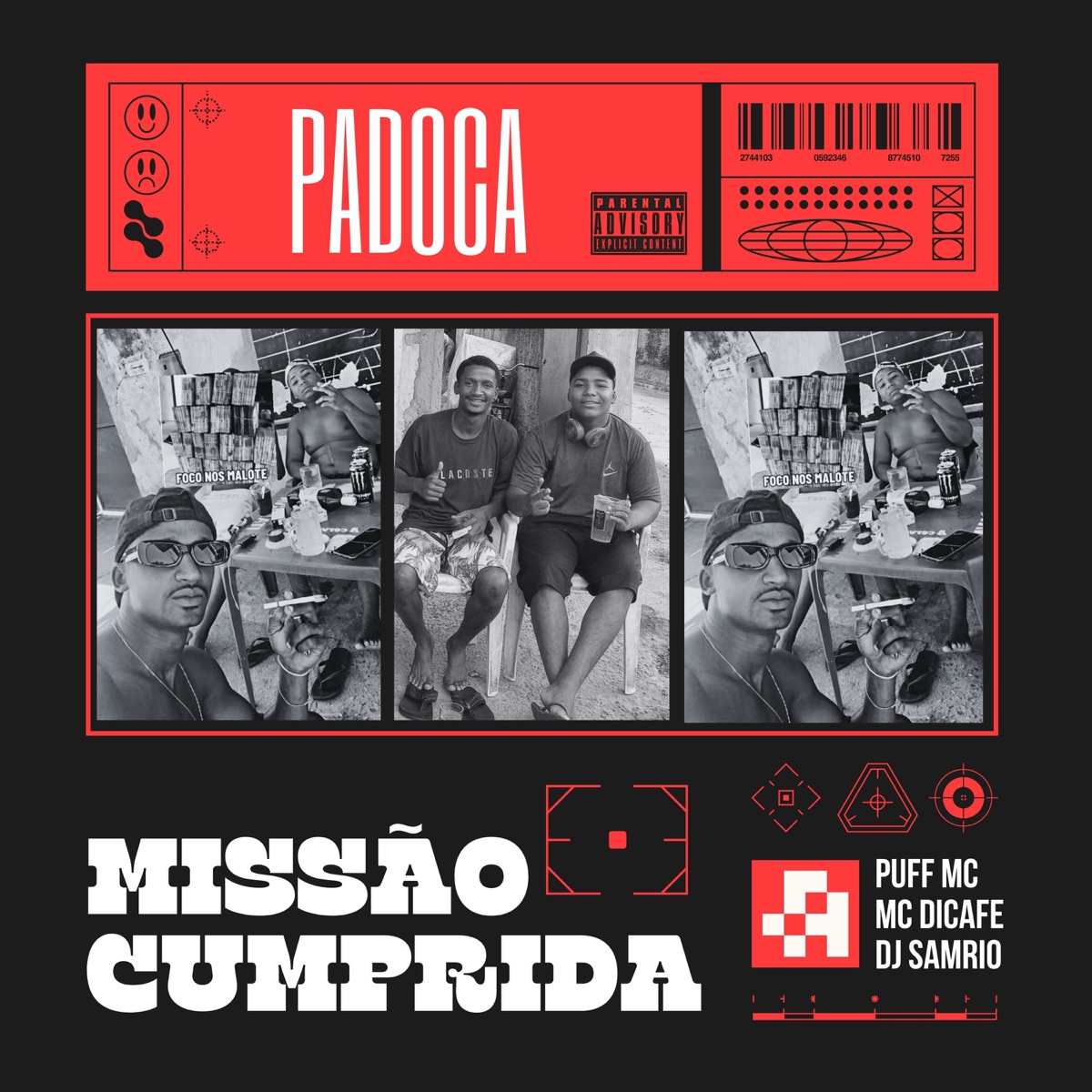 Missão Cumprida - Single by Puff MC, Mc Dicafe, DJ Samrio & Padoca album cover