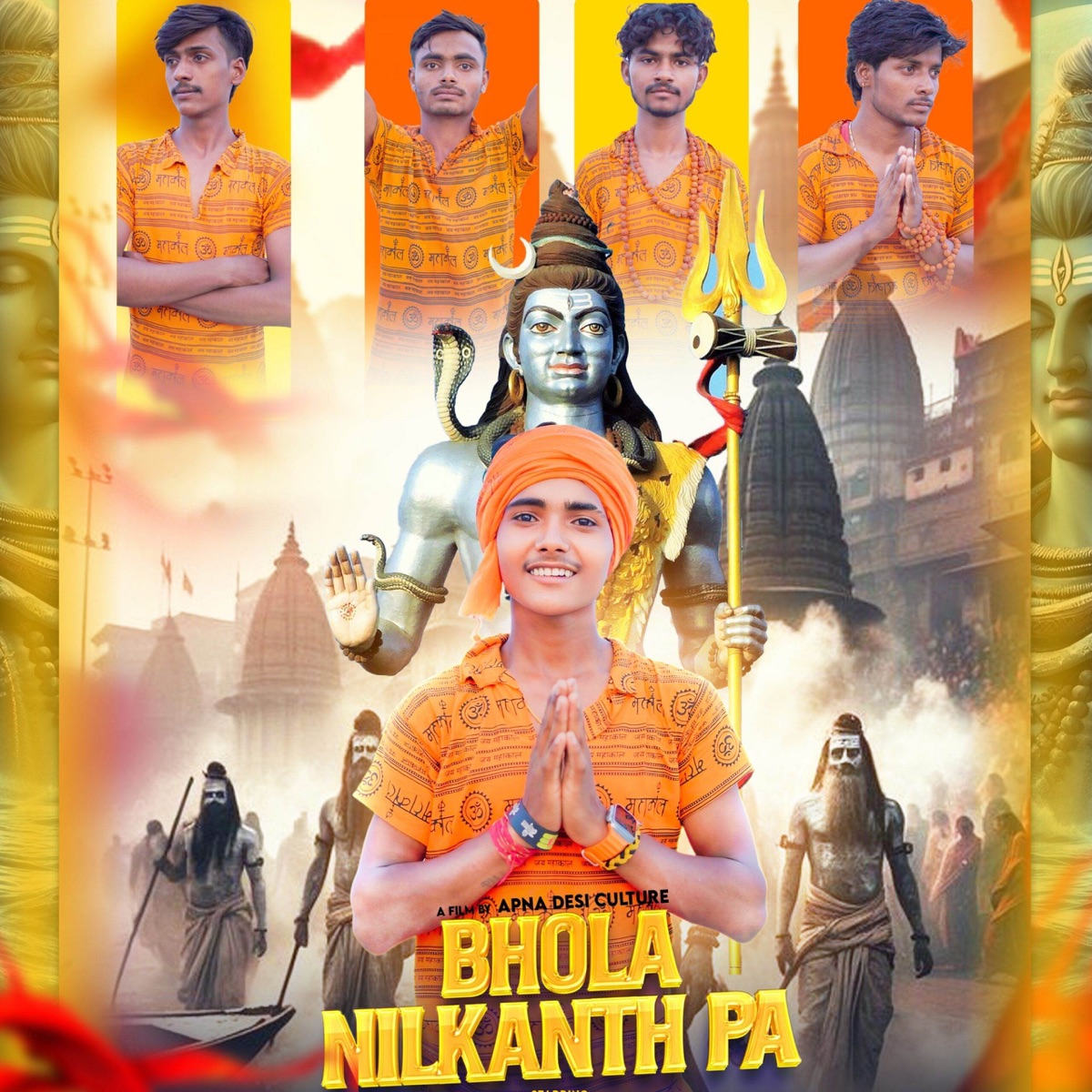 Bhola Nilkanth Pa - Single by Vijay Gadariya & Monu Kapro album cover