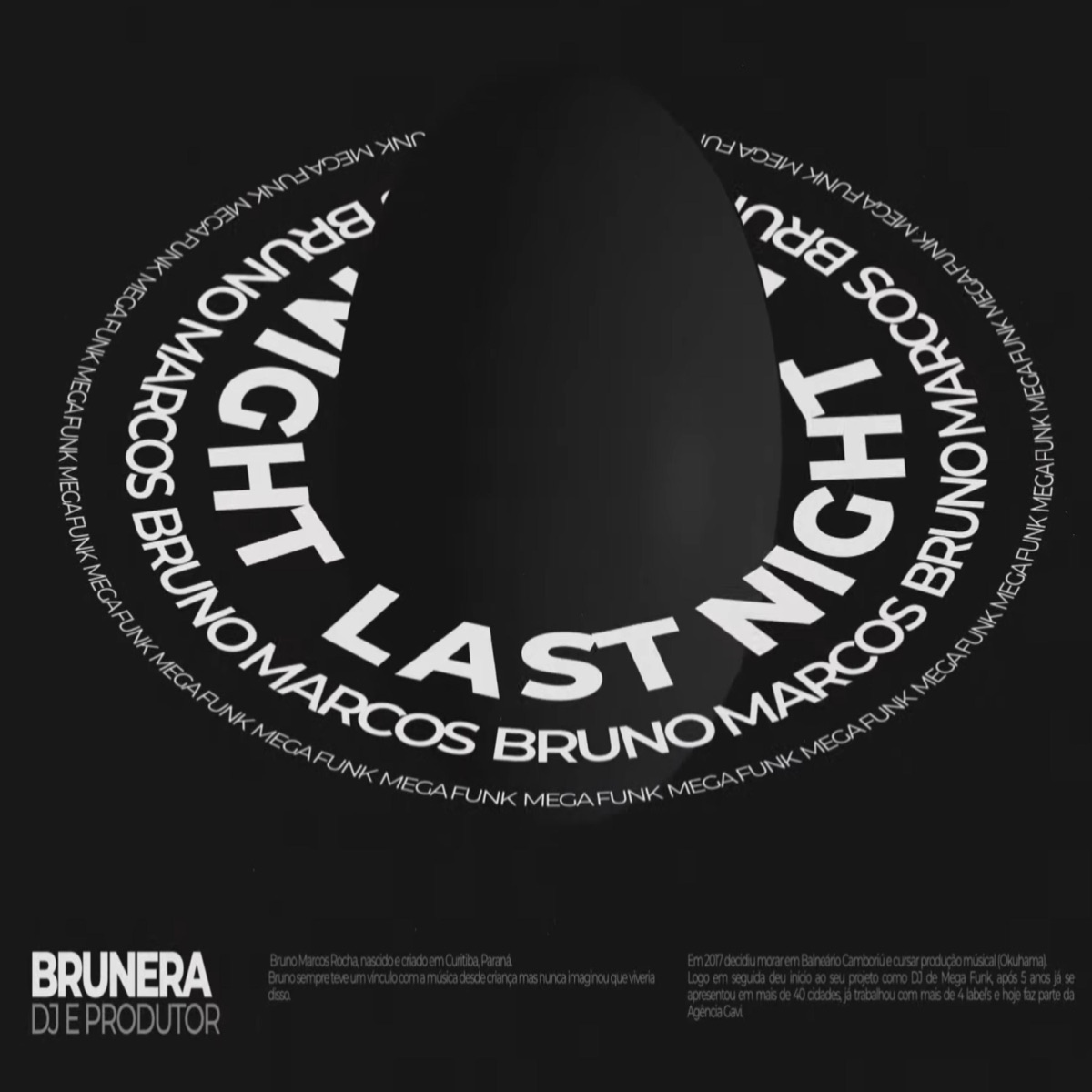 MEGA LAST NIGHT - Single by DJ Bruno Marcos album cover