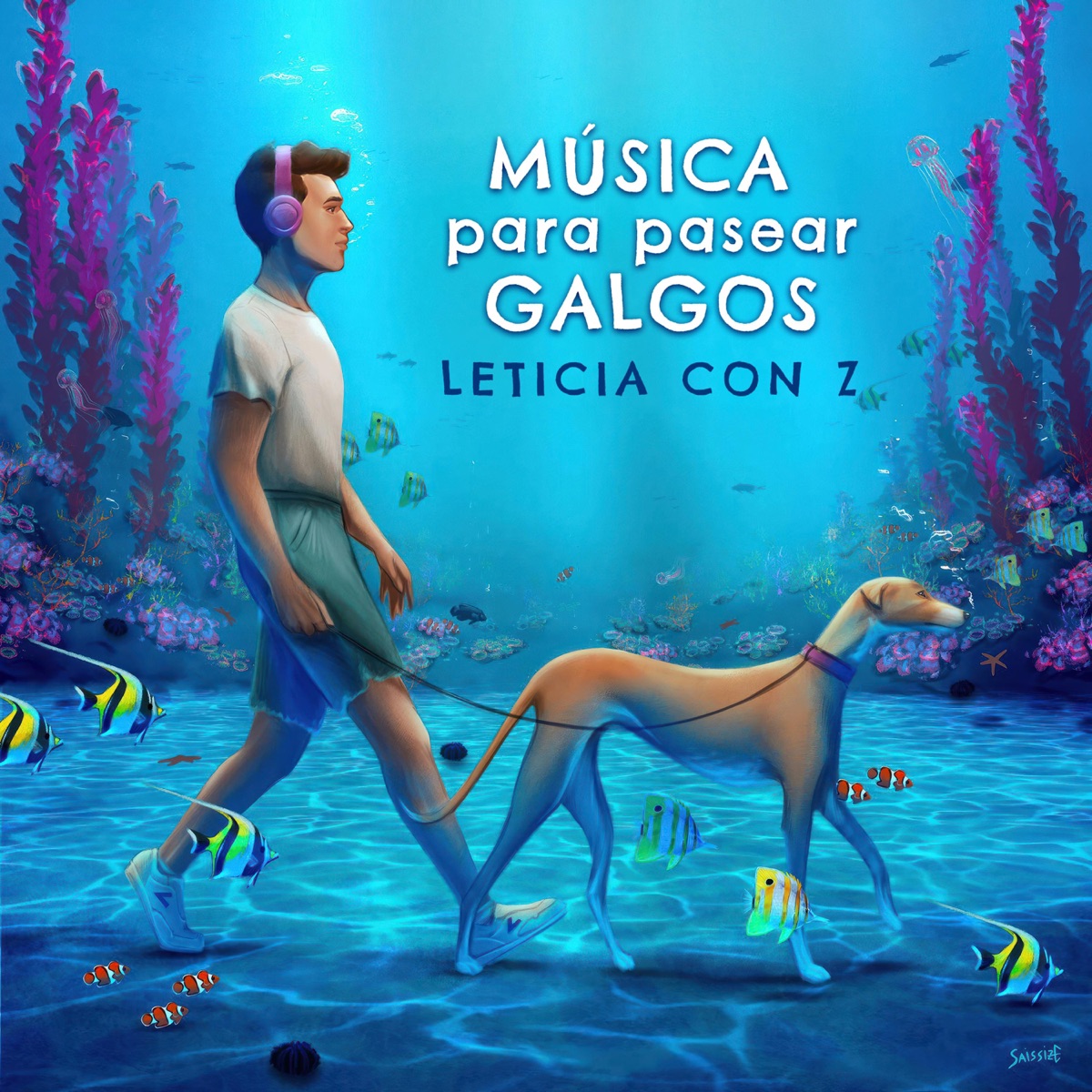 Música para pasear galgos by Leticia con Z album cover