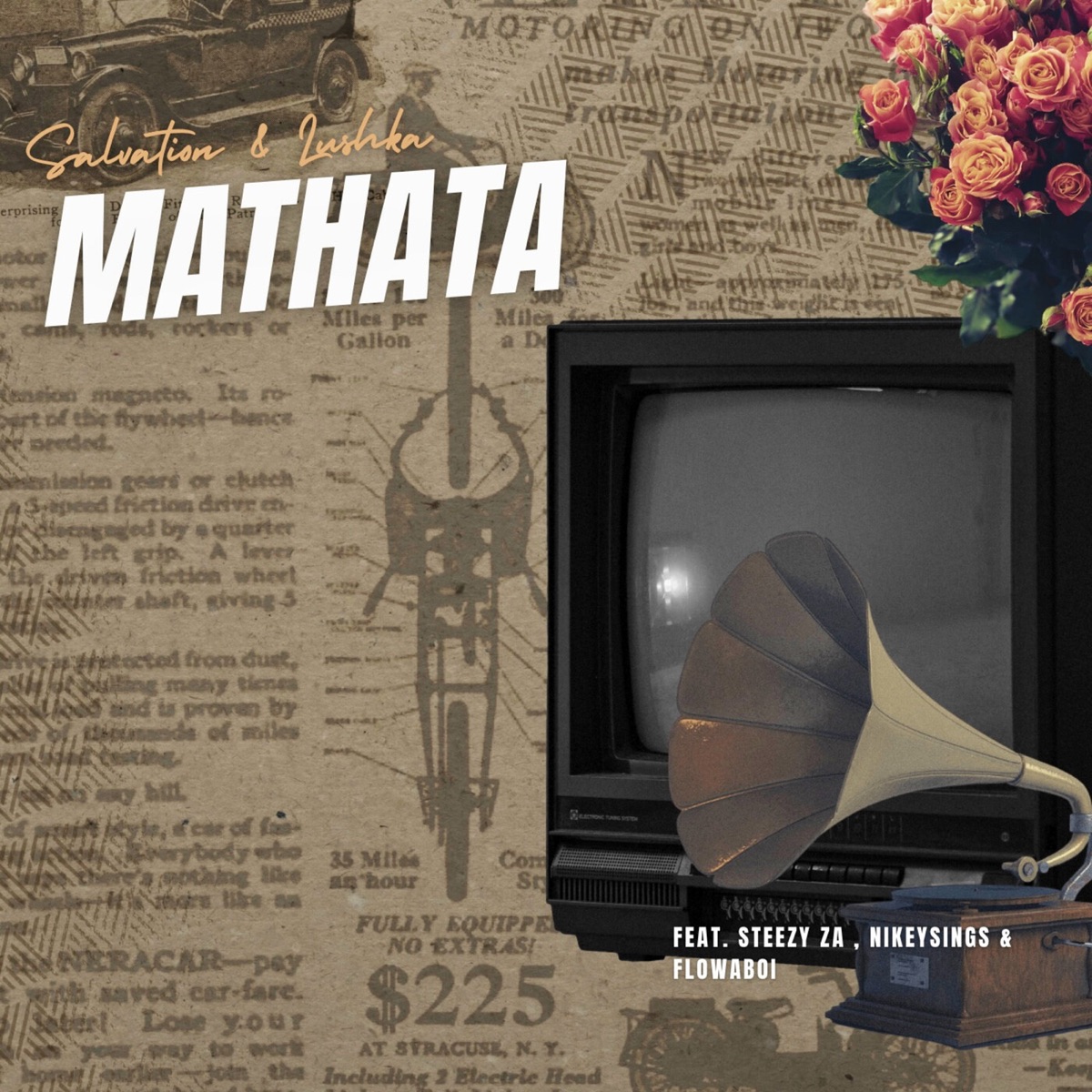 Mathata (feat. Steezy ZA, Nikeysings & Flowaboi) - Single by Salvation & Lushka album cover