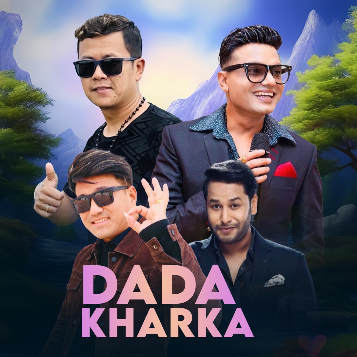 Dada Kharka (feat. Kulendra Bishwokarma) - Single by Raju Gurung, Pashupati Sharma & Ramji Khand album cover