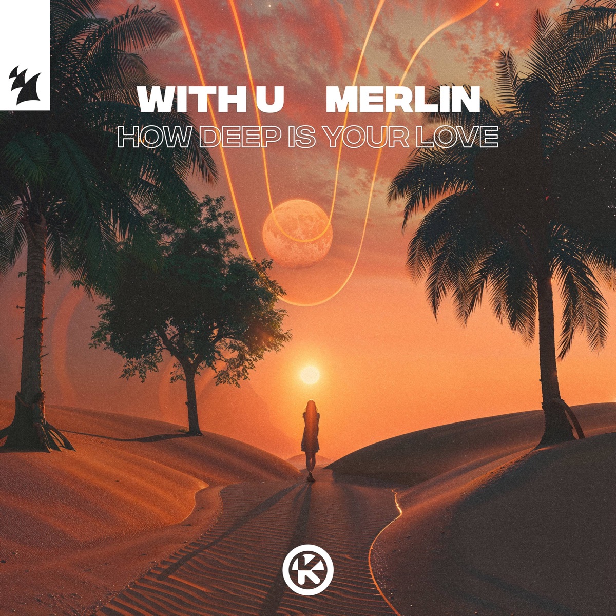 How Deep Is Your Love - Single by WITH U & Merlin album cover