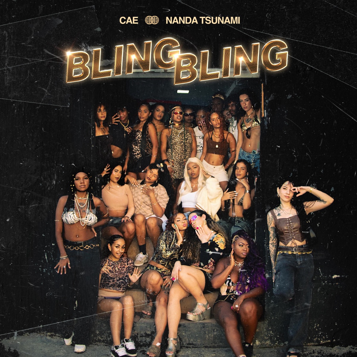 BLING BLING (feat. Jgê) - Single by CAE, NandaTsunami & Agostinhx album cover