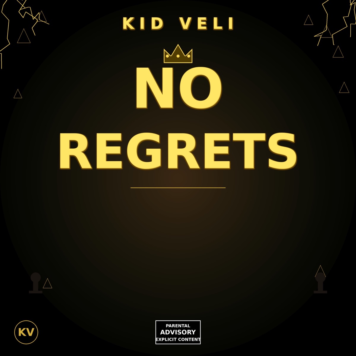No Regrets - Single by Kid Veli album cover