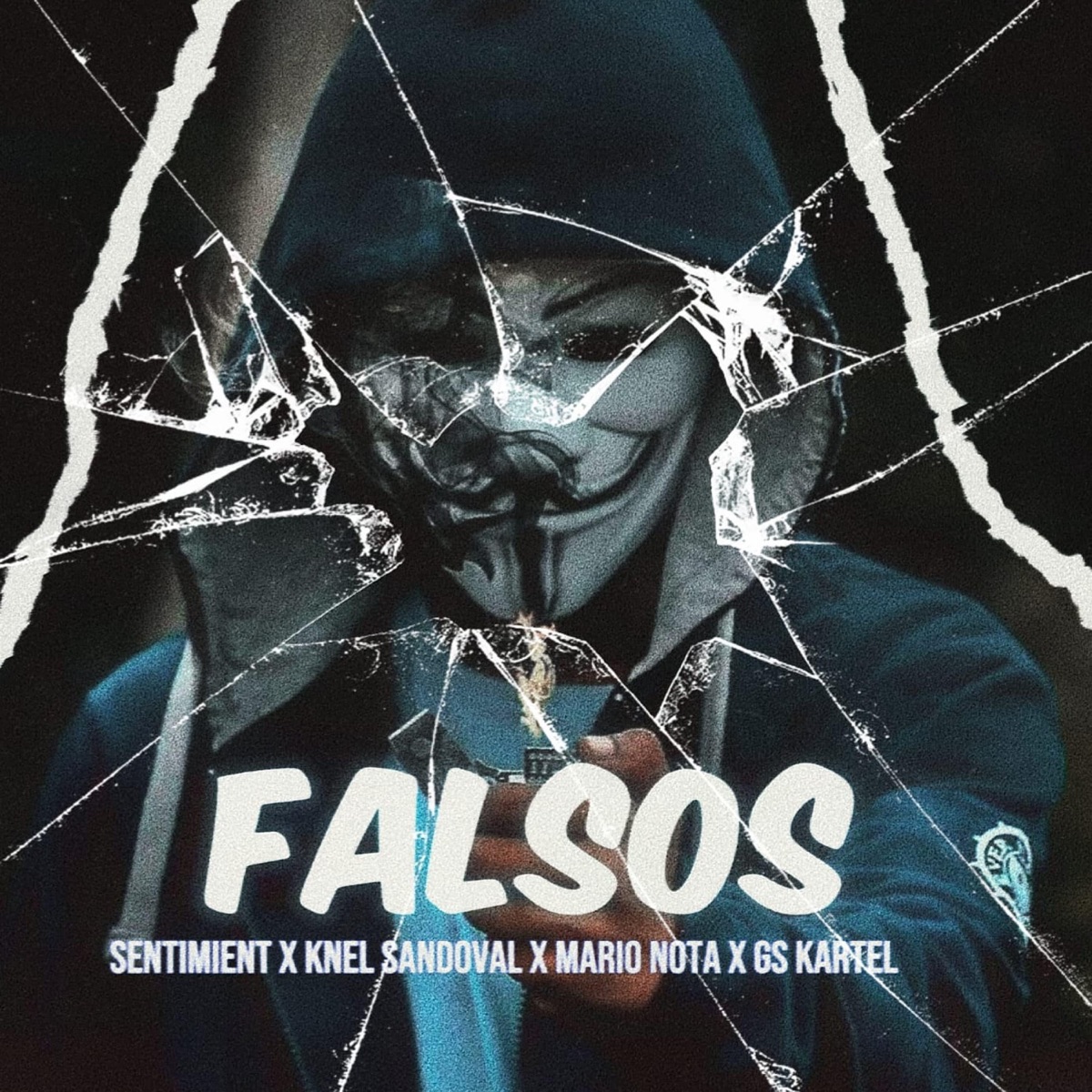 Falsos (feat. Sentimient, GS Kartel & Mario Nota) - Single by K-Nel Sandoval album cover