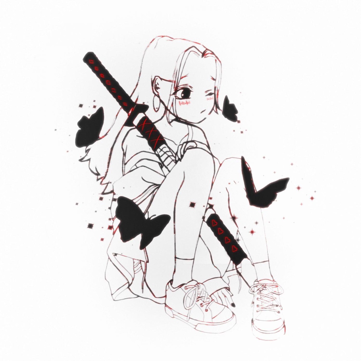 katana - Single by SHINI & killgodplz album cover