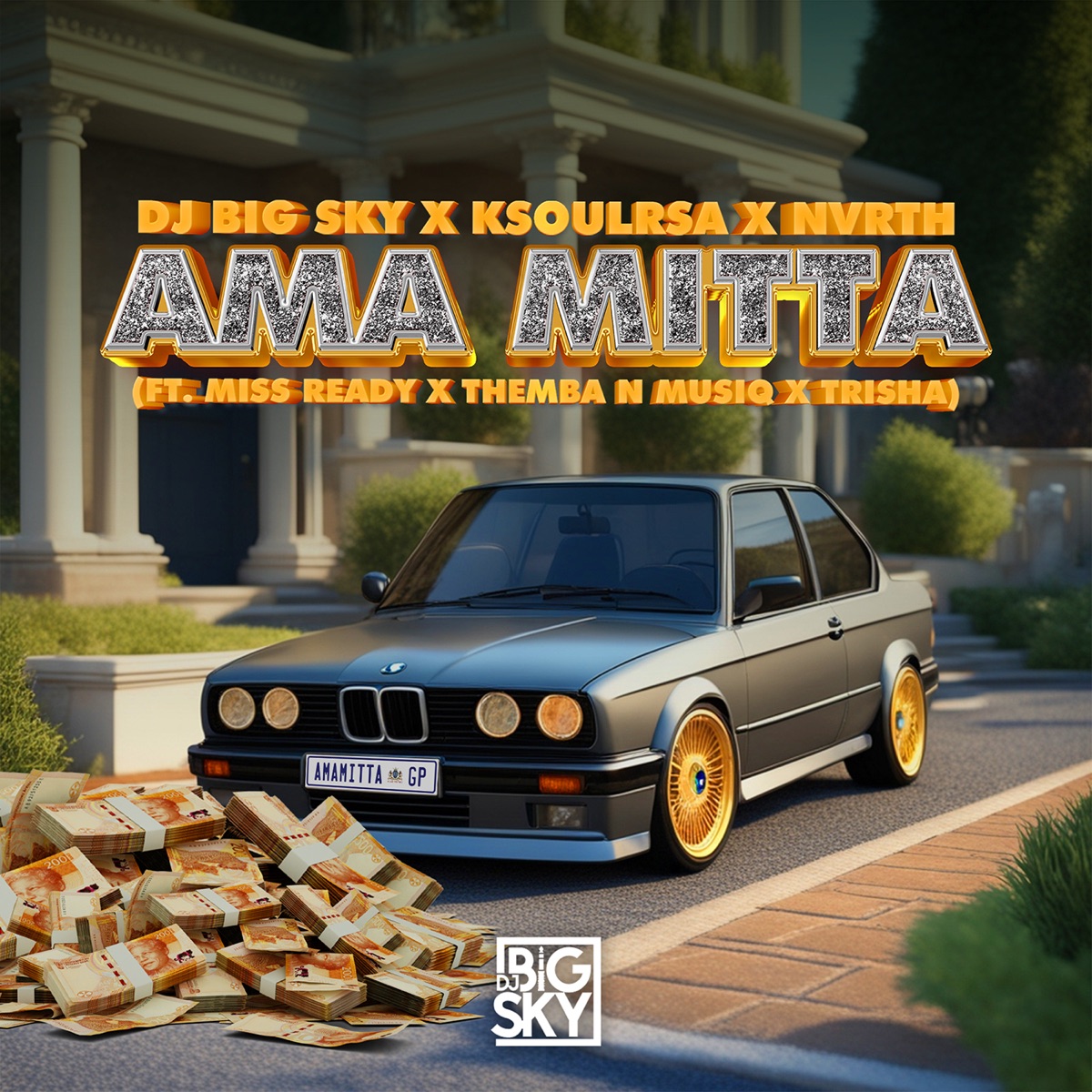 AMA MITTA (feat. MISS READY, THEMBA N MUSIQ, TRISHA) - Single by DJ Big Sky, KsoulRsa & Nvrth album cover