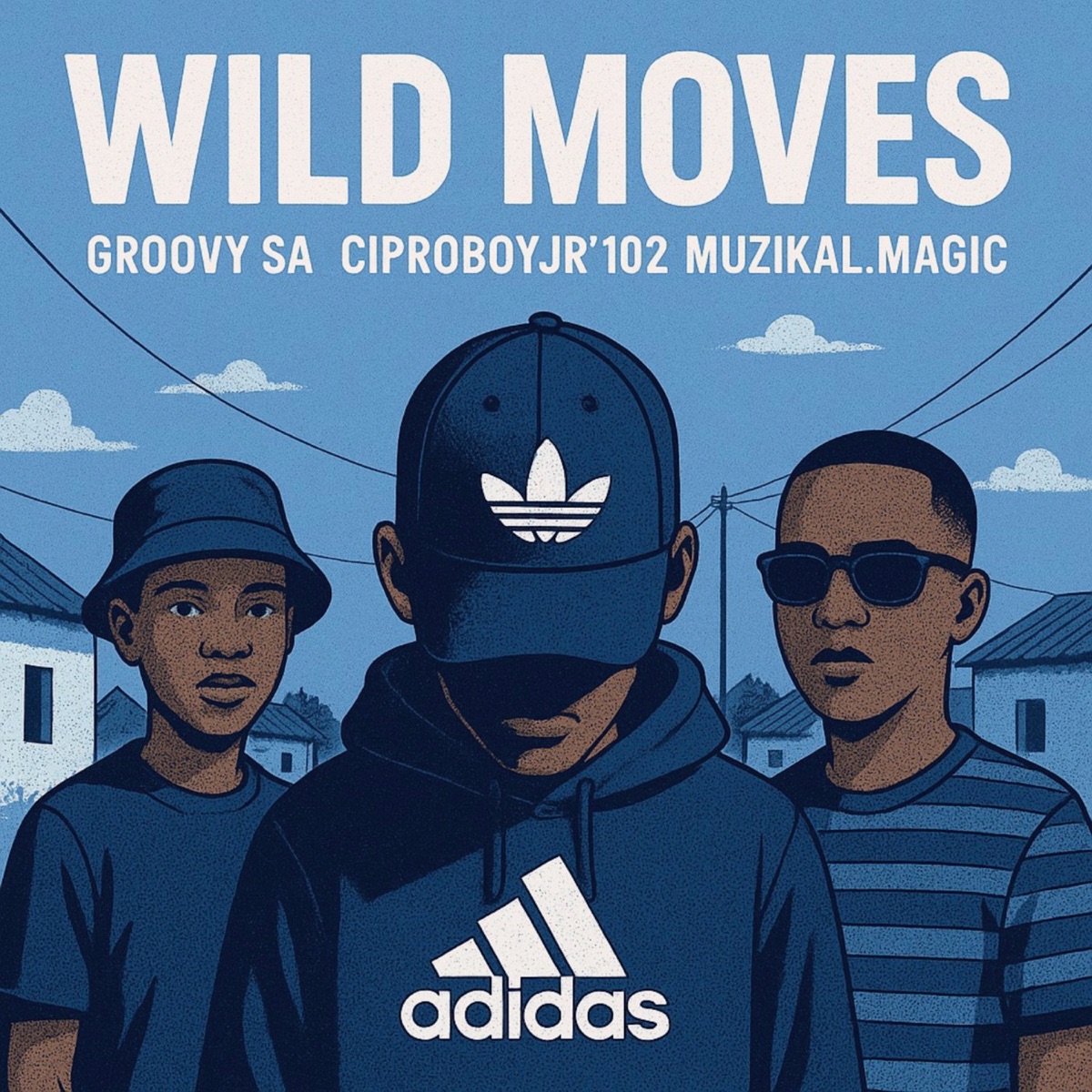 Wild Moves - Single by Groovy SA, Ciproboyjr'102 & Muzikal.Magic album cover