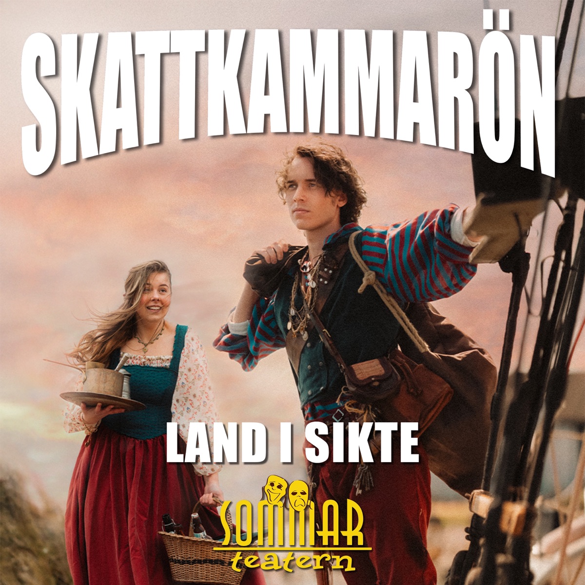 Land i Sikte (feat. Hannes Nilsson, Hedda Cederholm, Frida Ljunggren, Alexander Ståhl, Max Ivarsson, Eva-Lotta Larsson & Aron Möller) - Single by Sommarteatern i Ystad album cover