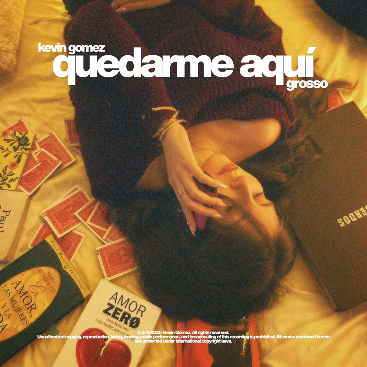 quedarme aquí (feat. by.grosso) - Single by Kevin Gomez album cover