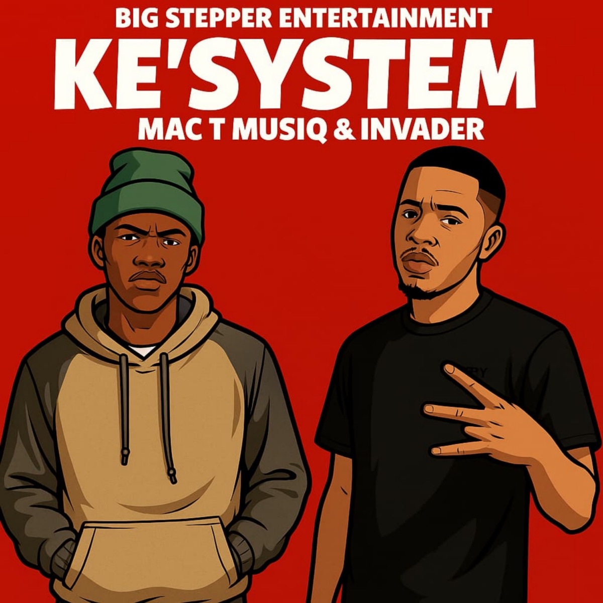 Ke'System (feat. Telekay MusiQ, Logan MusiQ, M.S Stylist, The Brown Bears, TKAY Musiq & JS DE OCEAN 012) by Mac T MusiQ, Invader Rsa & Mc Light Musiq013 album cover