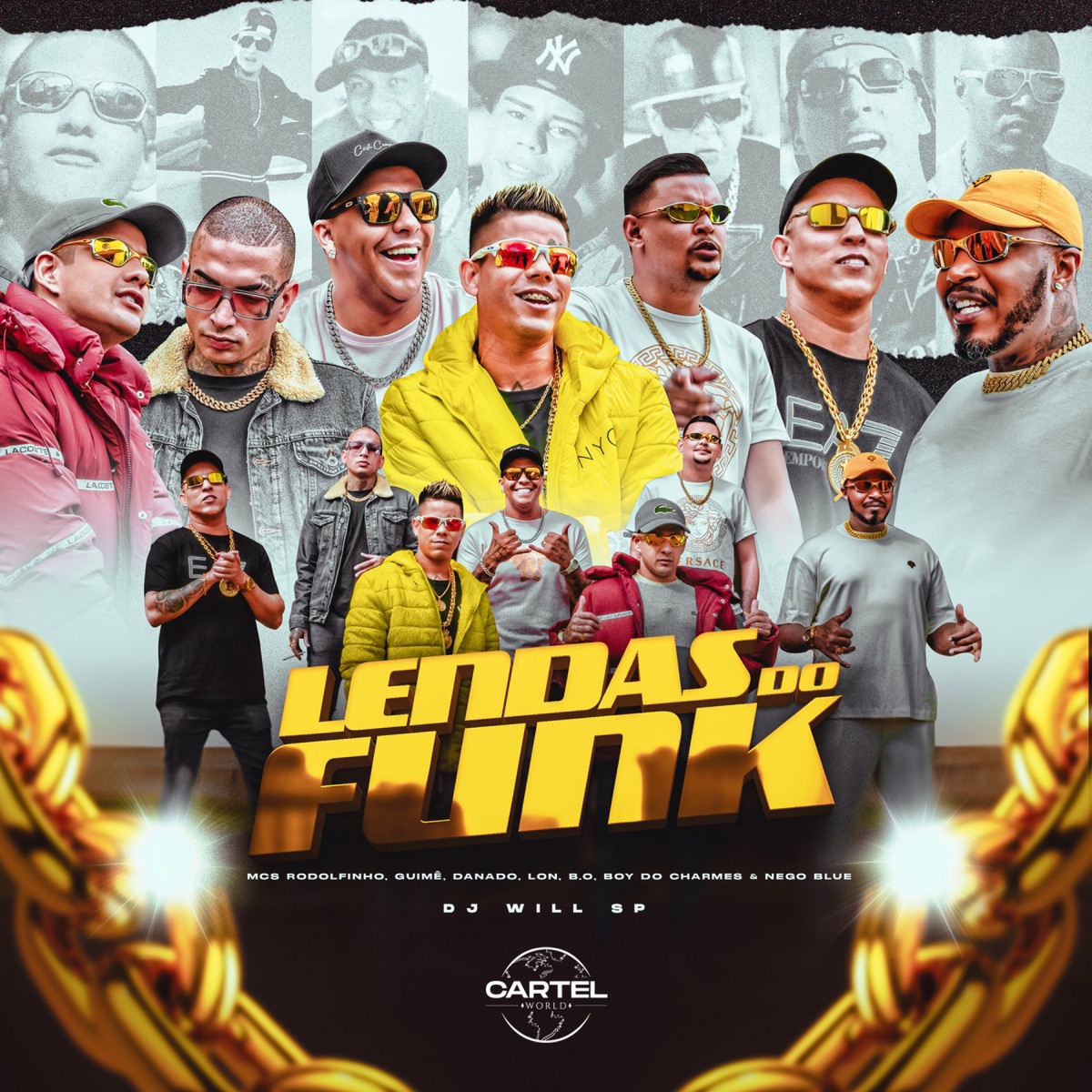 Lendas do Funk (feat. Mc Boy do Charmes, MC Lon, Mc B.o & Mc Nego Blue) - Single by Mc Rodolfinho, Mc Danado & MC Guime album cover