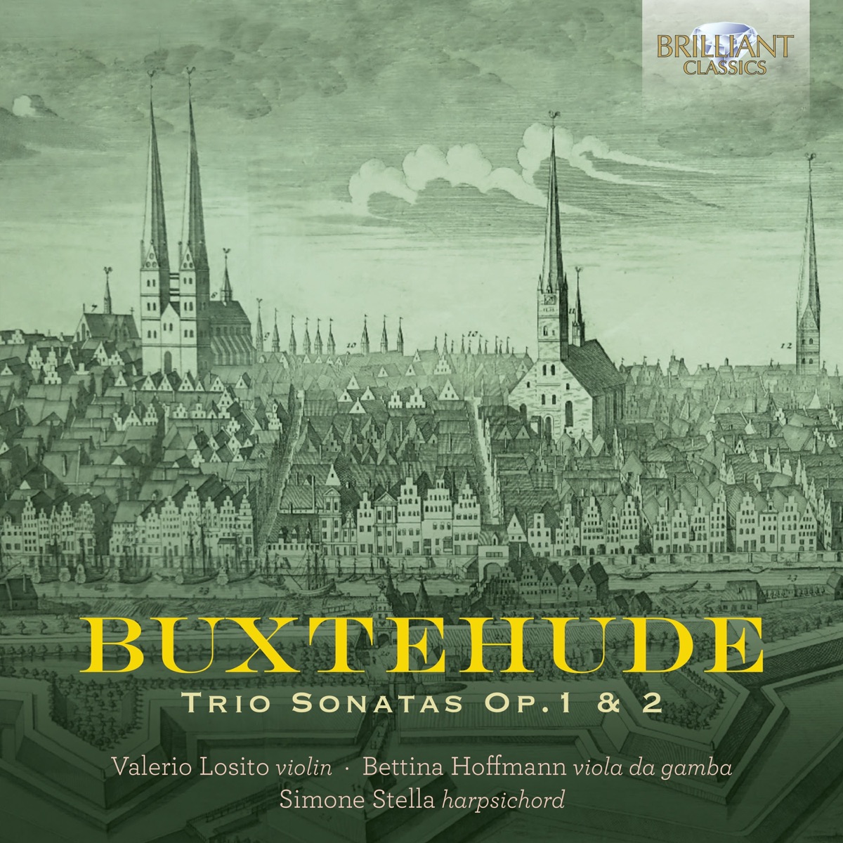 Buxtehude: Trio Sonatas, Op. 1 & 2 by Valerio Losito, Bettina Hoffmann & Simone Stella album cover