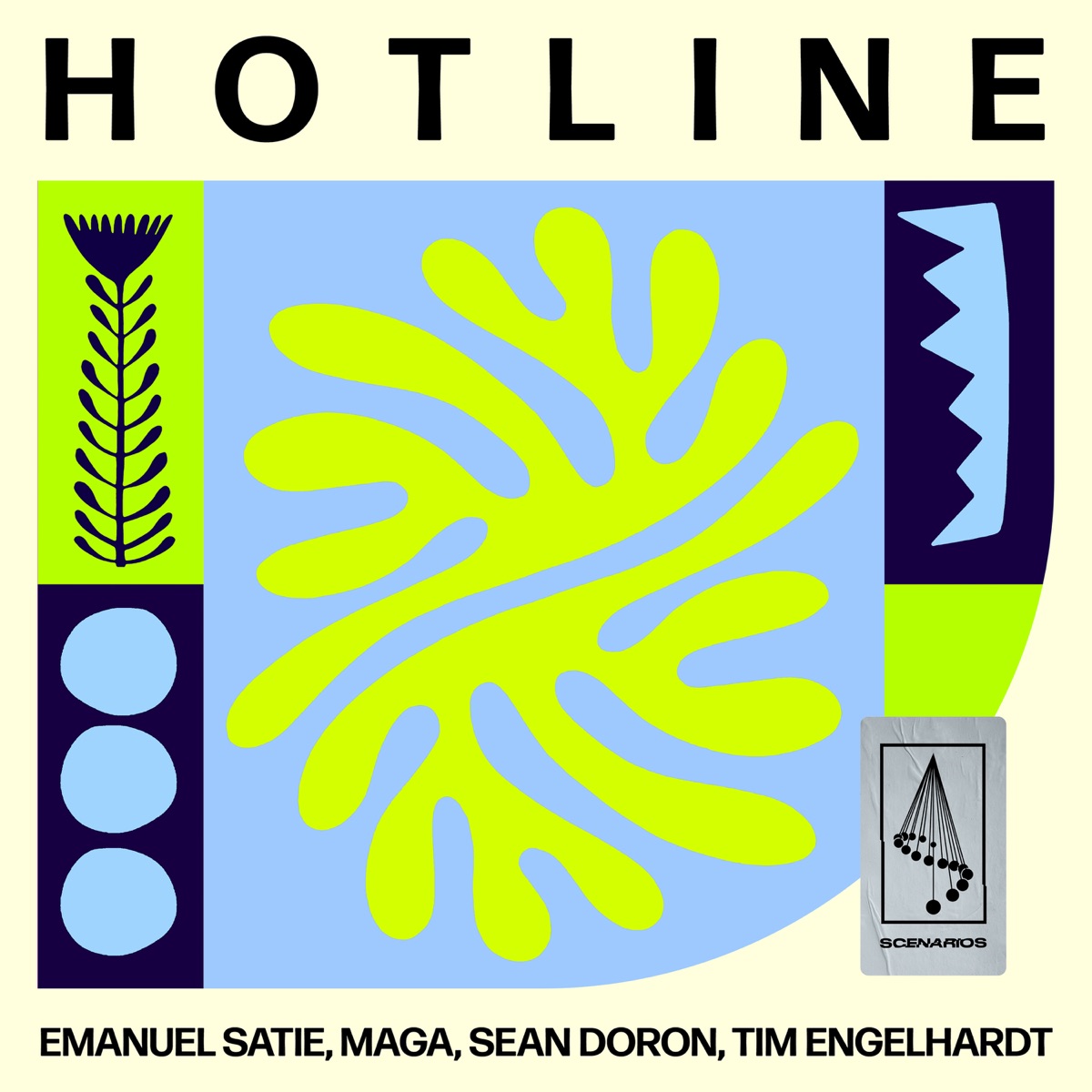 Hotline - Single by Emanuel Satie, Maga, Sean Doron & Tim Engelhardt album cover