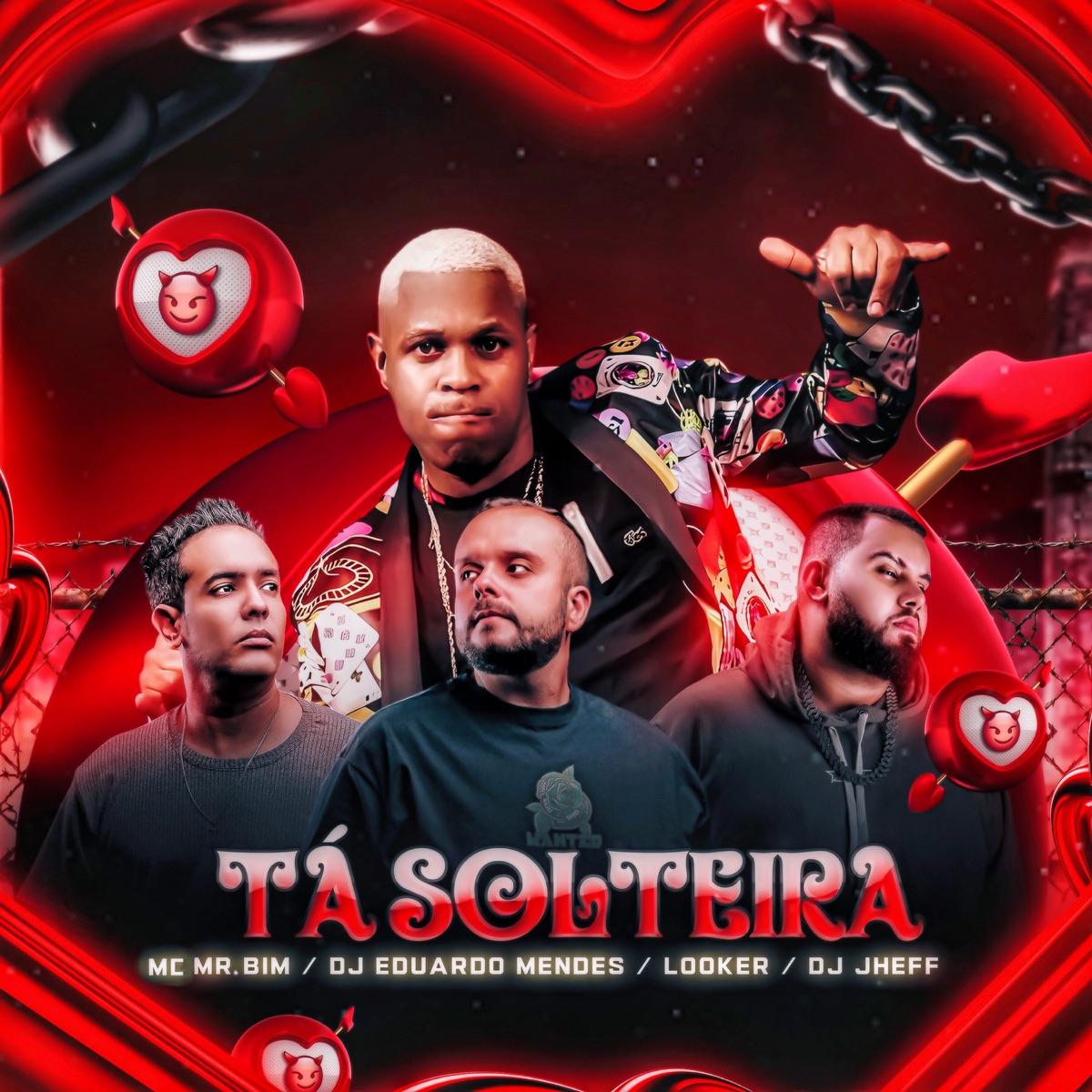 Tá Solteira (feat. DJ Jheff) - Single by Mc Mr. Bim, Dj Eduardo Mendes & LooKeer album cover