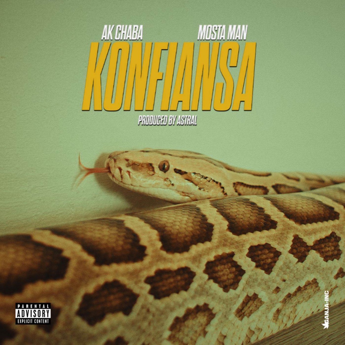 KONFIANSA - Single by AK Chaba & Mosta Man album cover