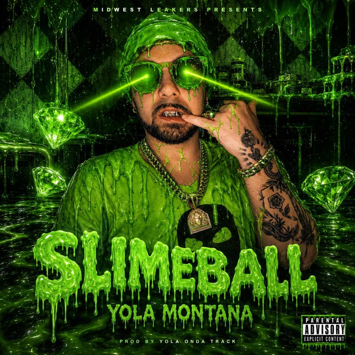 SLIMEBALL - Single by Yola Montana album cover