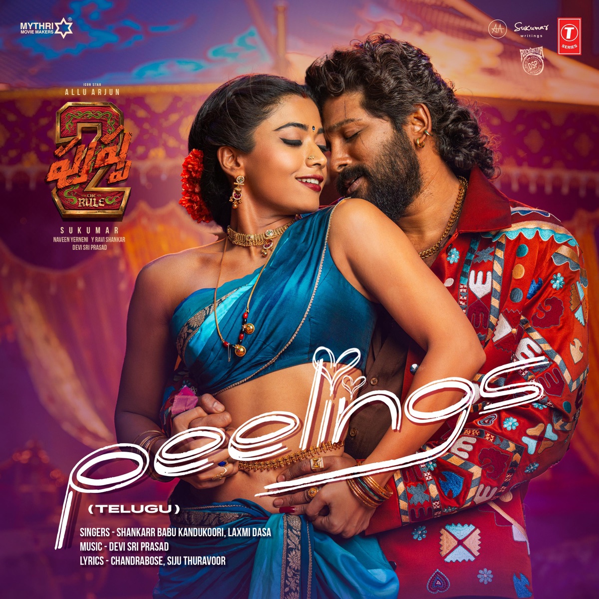 Peelings (From "Pushpa 2 The Rule") - TELUGU - Single by Shankarr Babu Kandukoori, Laxmi Dasa, Chandrabose & Siju Thuravoor album cover