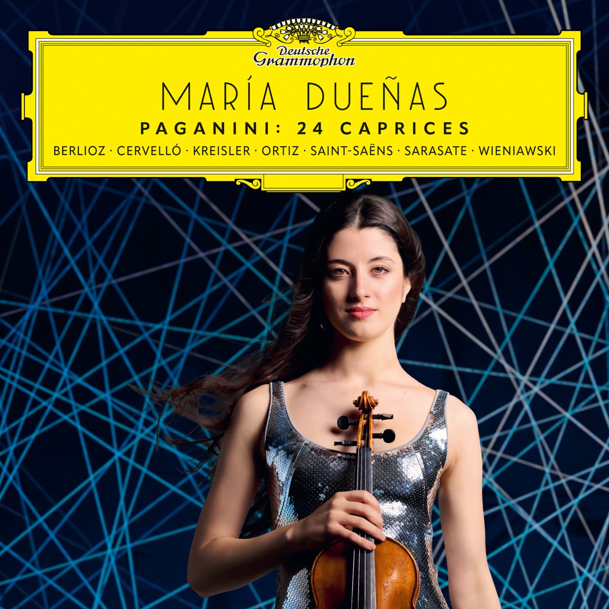 Paganini: 24 Caprices — Caprices by Berlioz, Cervelló, Kreisler, Ortiz, Saint-Saëns, Sarasate, Wieniawski by María Dueñas album cover