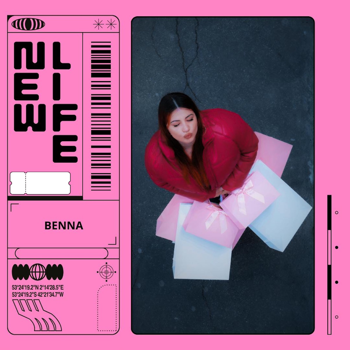 NEW LIFE - Single by BENNA album cover