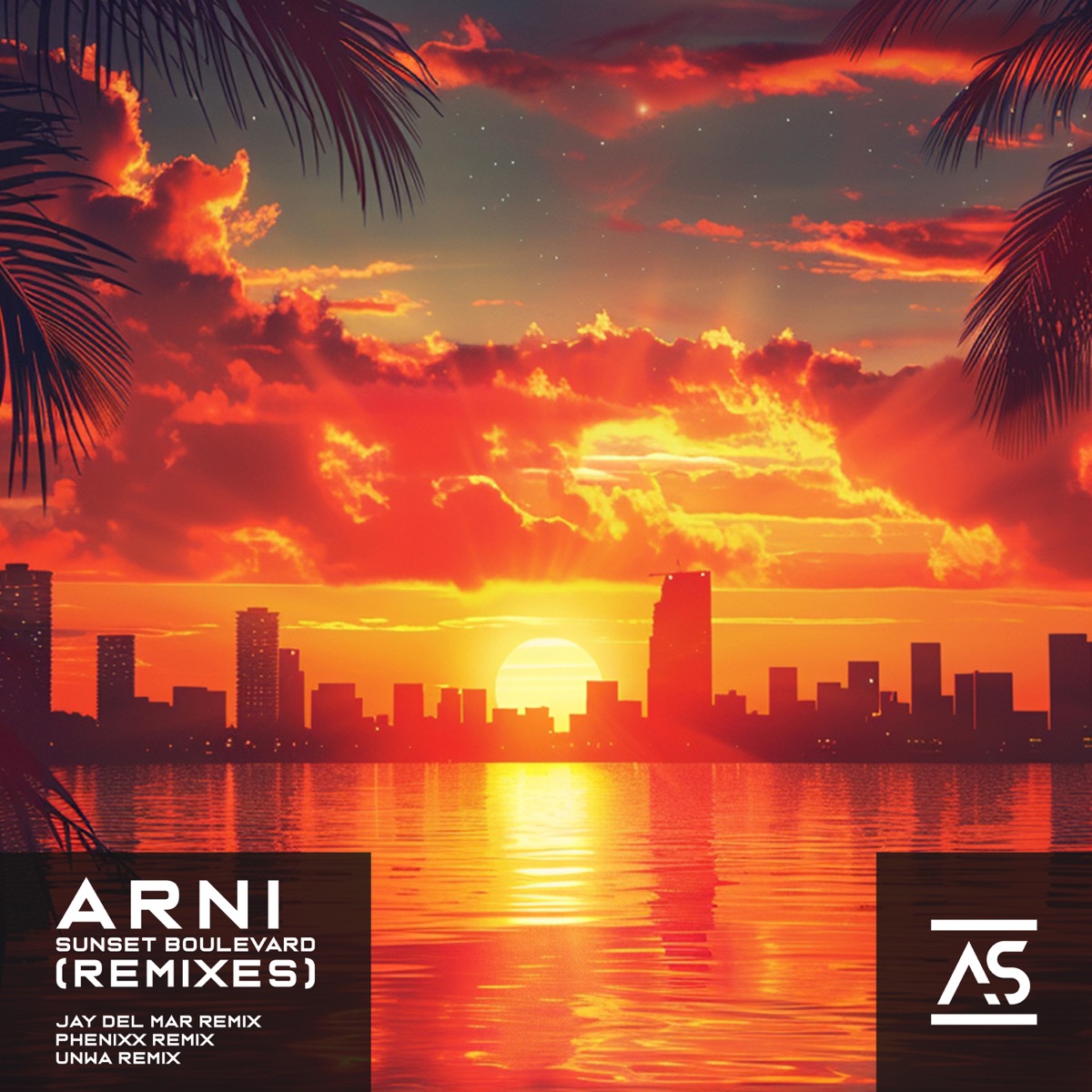 Sunset Boulevard (Remixes) by Arni, Jay Del Mar & UNWA album cover