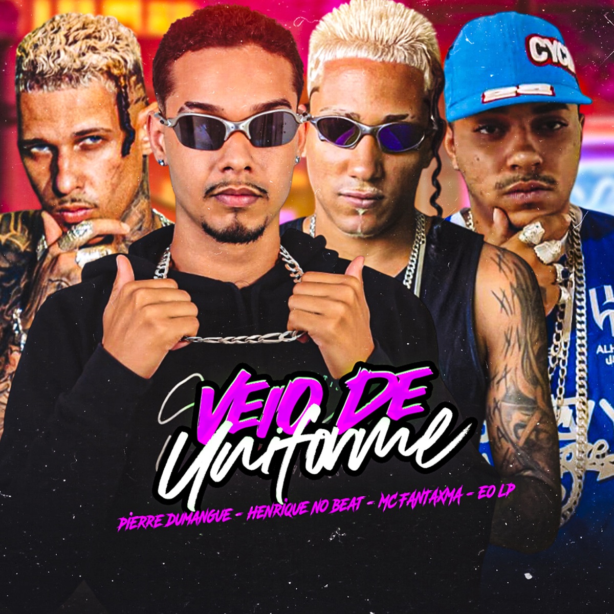 Veio de Uniforme (feat. Eo LP) - Single by MC Fantaxma, Pierre Dumangue & Henrique no Beat album cover
