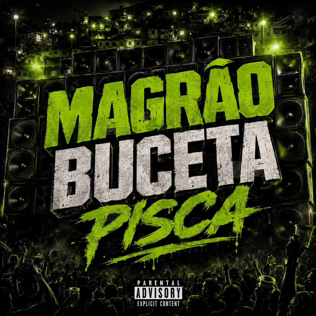 MAGRÃO BUCETA PISCA - Single by Dj geéli, MC GHL, Mc Menor do Abc & Dj Marcelo da Zn album cover