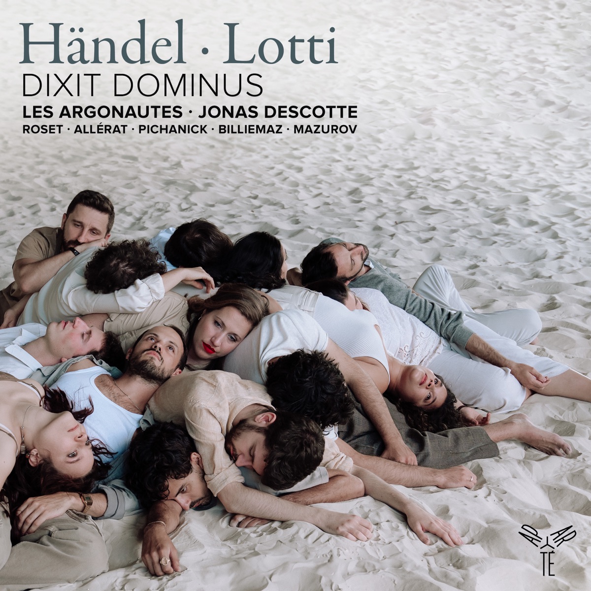 Dixit Dominus - Händel, Lotti by Julie Roset, Camille Allérat, Anthea Pichanick, Maxence Billiemaz, Ilia Mazurov, Les Argonautes & Jonas Descotte album cover