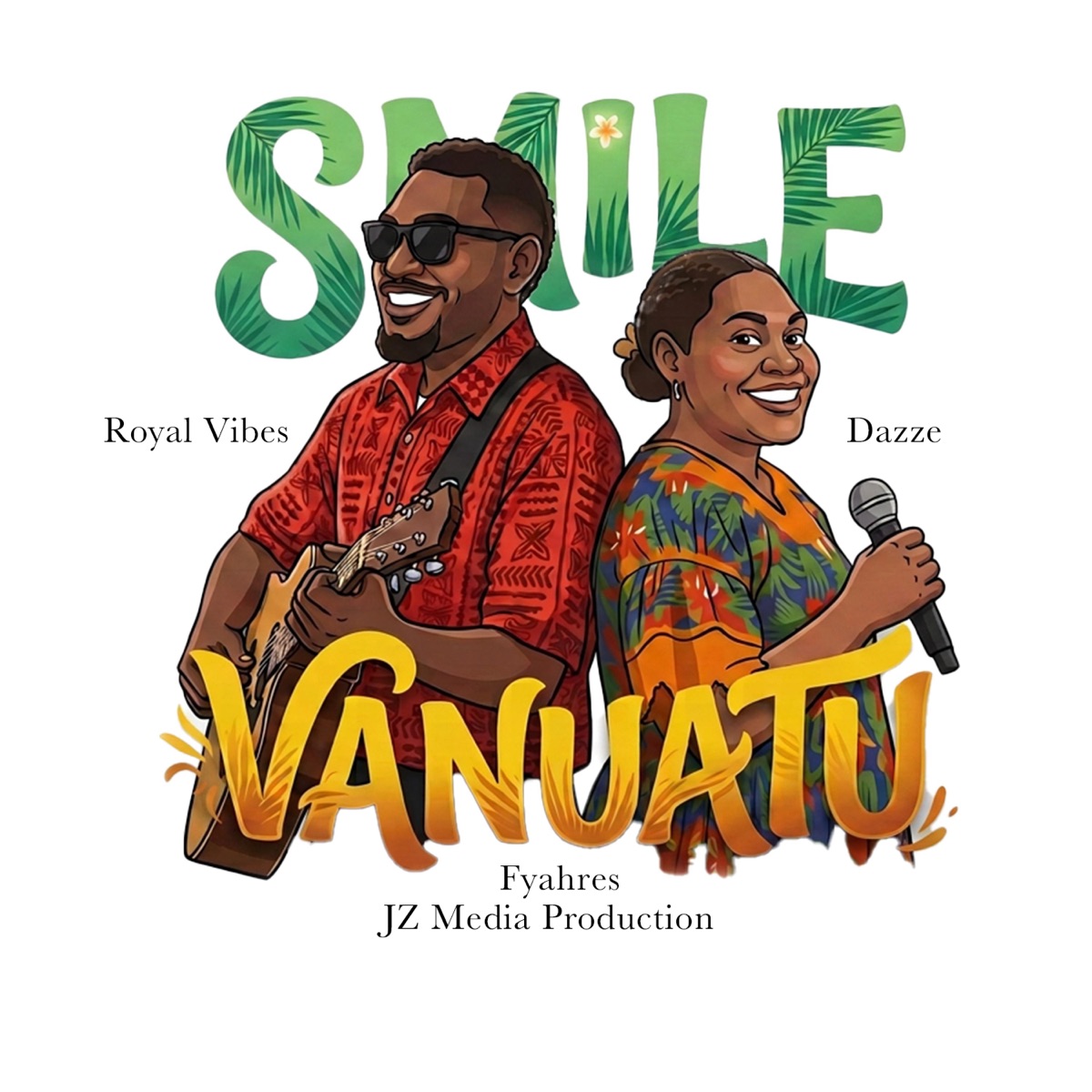 Smile Vanuatu (feat. Dazze & Royal Vibes) - Single by JZ Media Production album cover