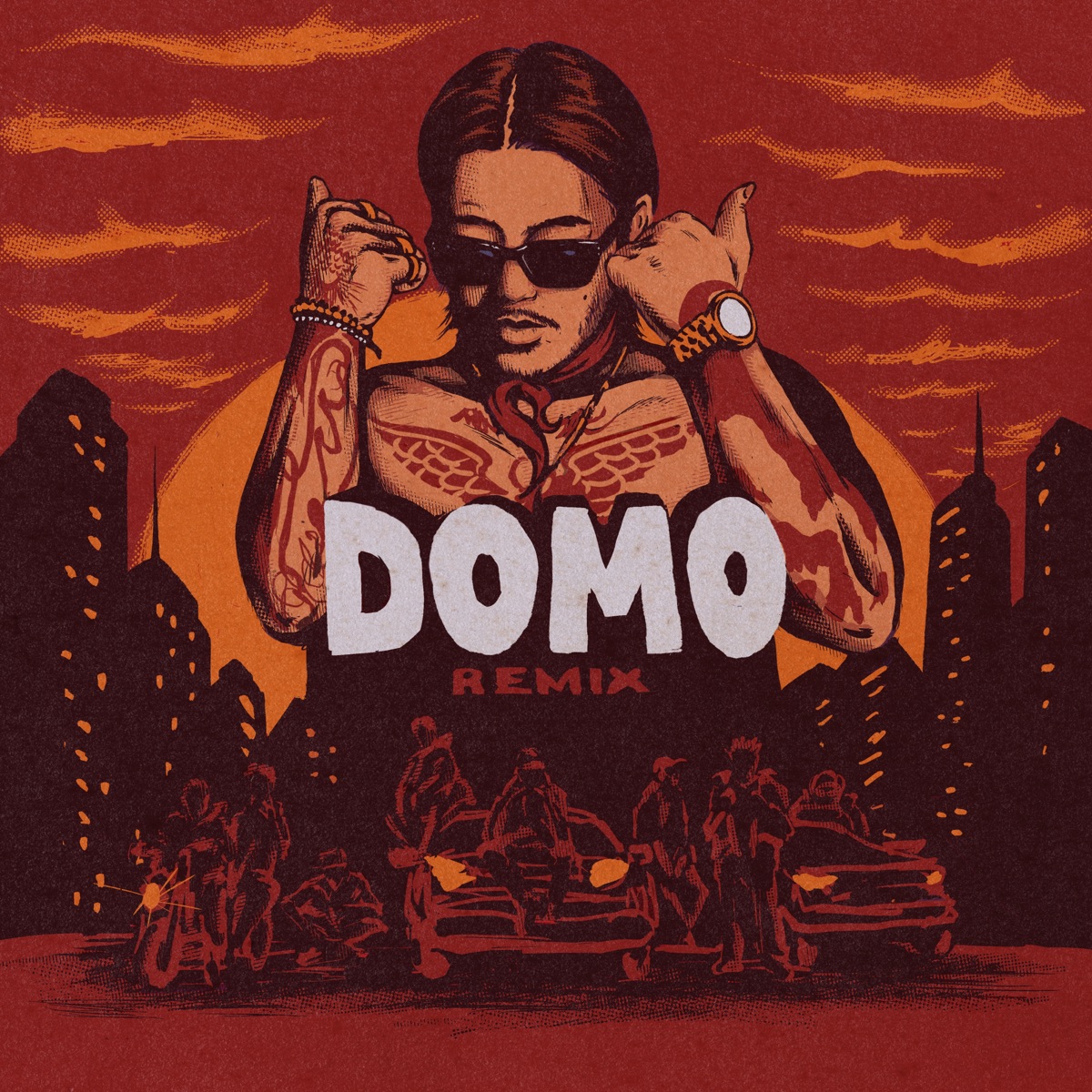 DOMO Remix (feat. YLN Foreign, JI HYEON MIN, Don Mills, ODEE, KHAN, LIL HODONG, EK & GV) - Single by Nudeboi Seo album cover