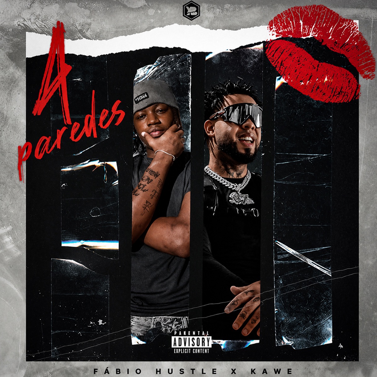 4 Paredes - Single by Fábio Hustle & Kawe album cover