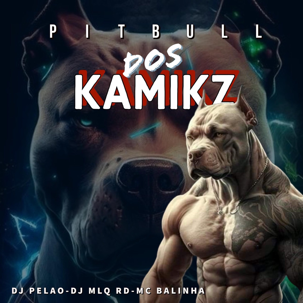 Pitbull dos Kamikz (feat. DJ MLQ RD) - Single by dj pelão, Balinha mc & Carreta Kamikz album cover