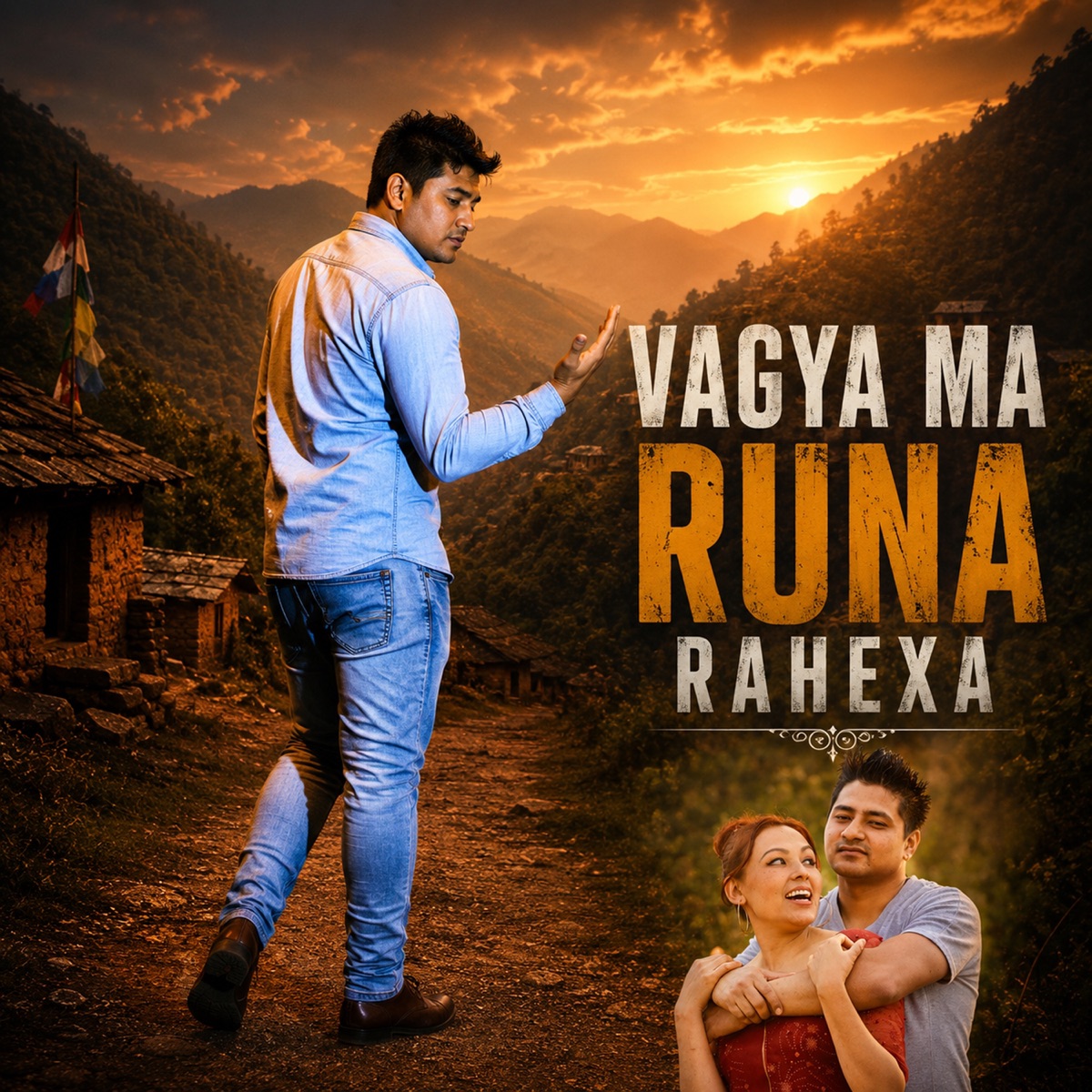 VAGYA MA RUNA RAHEXA - Single by Tejendra Bhandari album cover