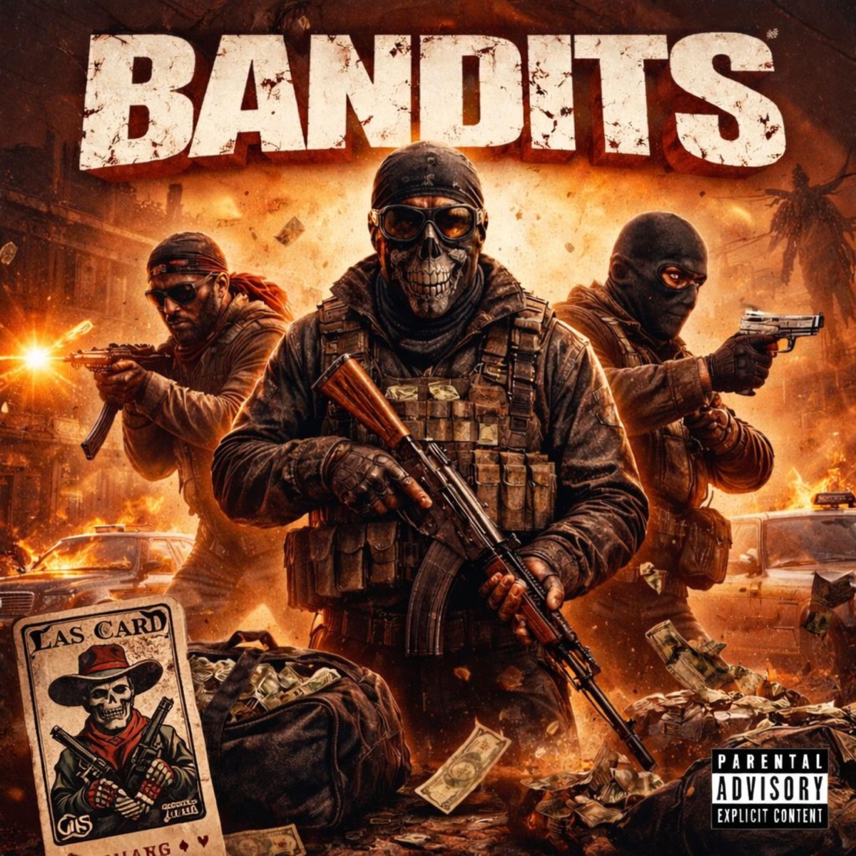 Bandits - Single by Las card album cover
