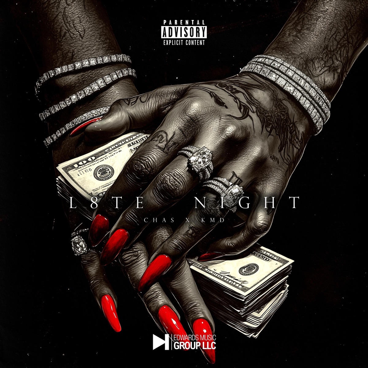 L8te Night (feat. KMD) [Radio Edit] - Single by Chas album cover