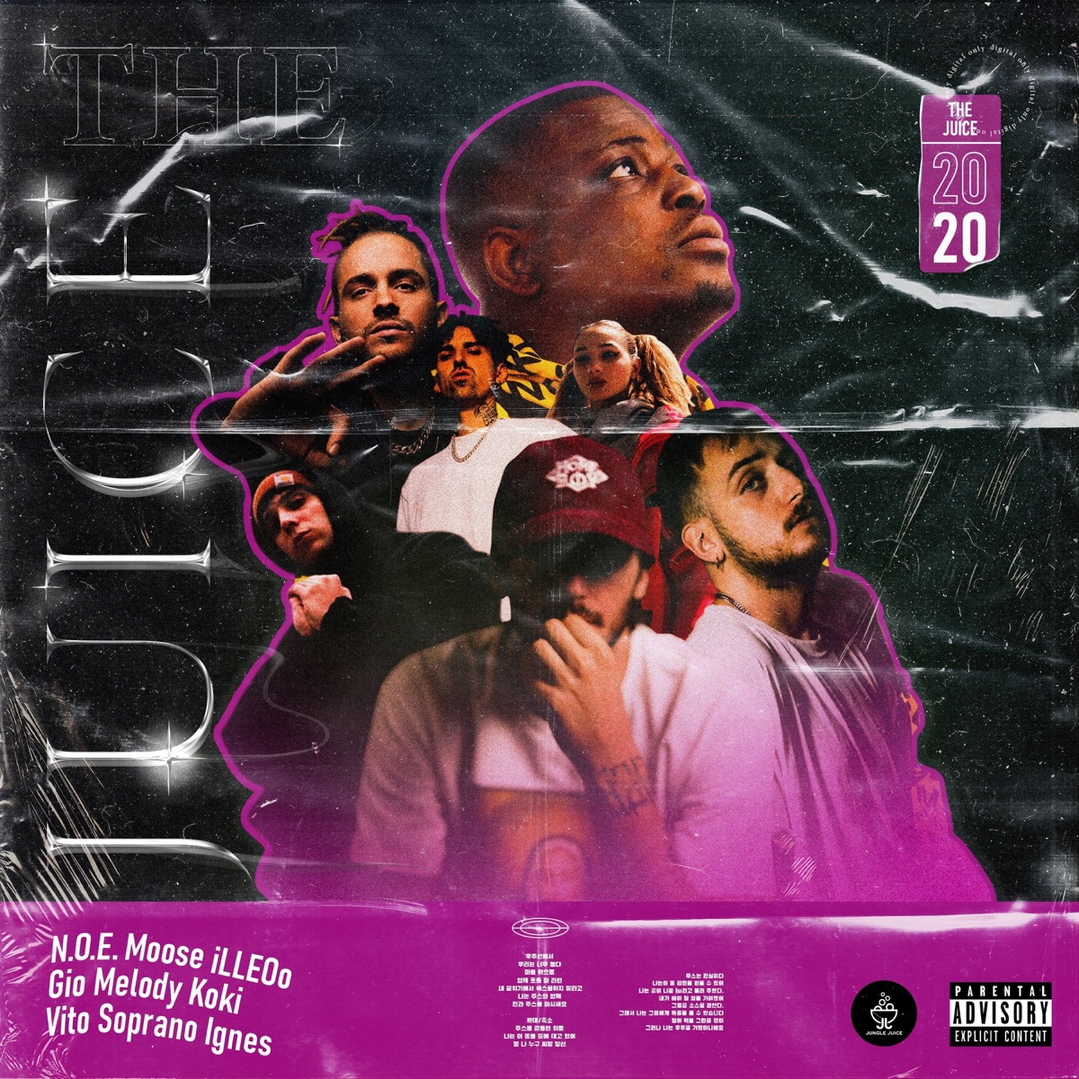 The Juice (feat. Gio Melody, KO-KI, Vito Soprano & Ignes) - Single by iLLEOo, N.O.E & Moose album cover
