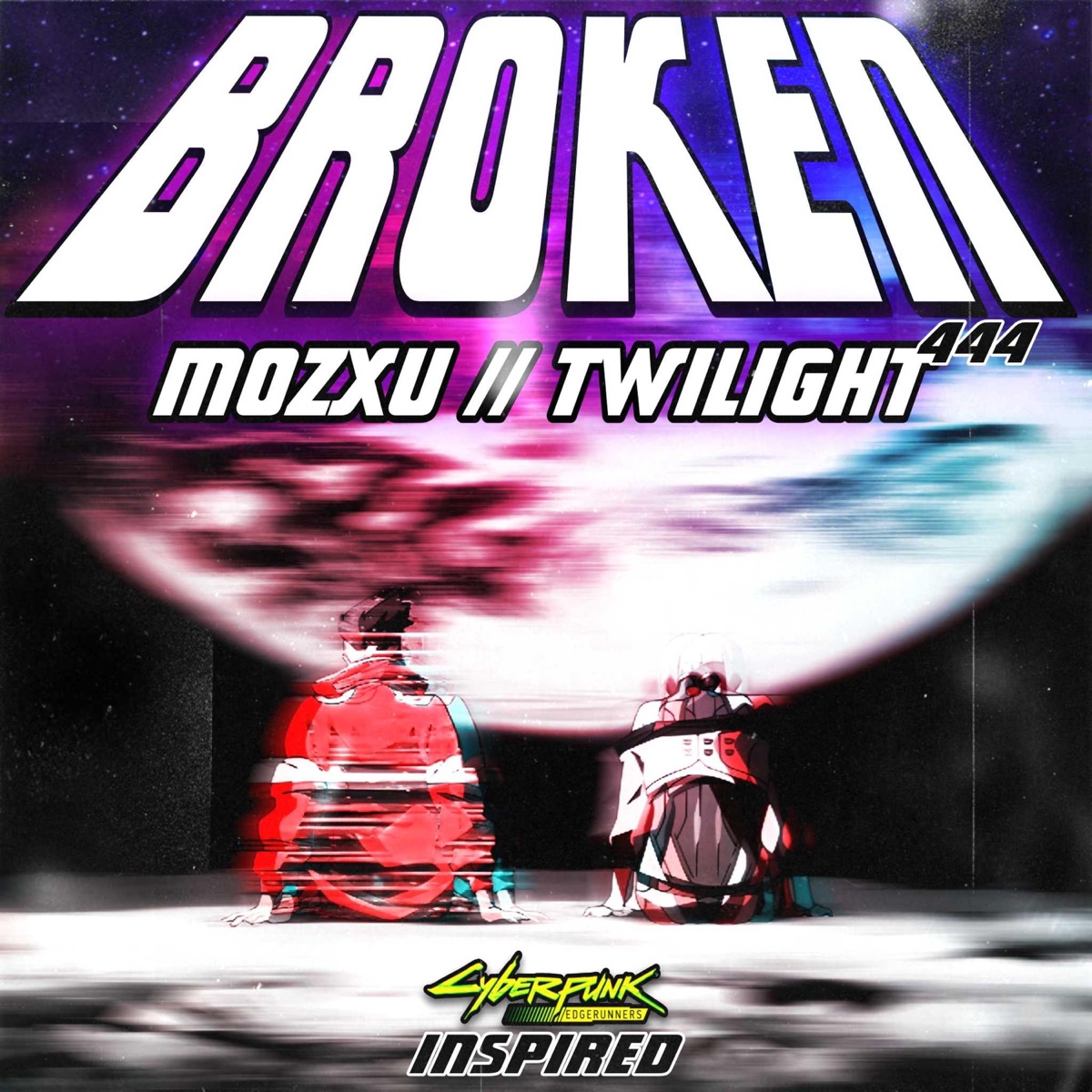 BROKEN (feat. twilight⁴⁴⁴) - Single by Mozxu album cover