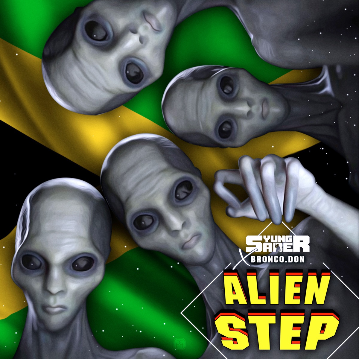 Alien Step - Single by Yung Saber & Bronco.don album cover