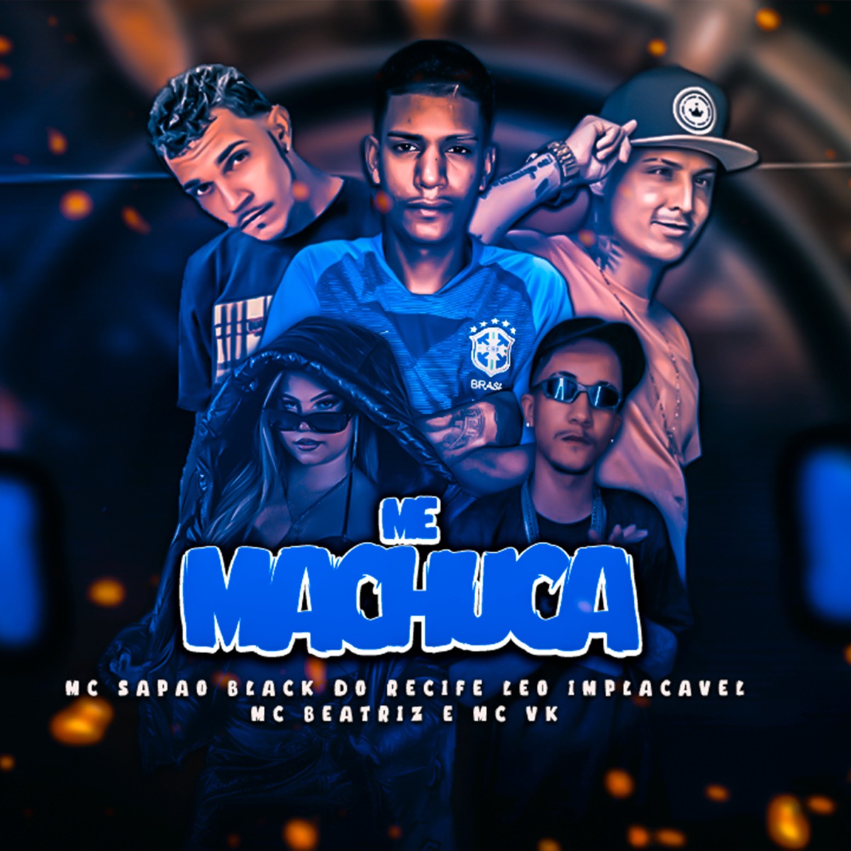 Me Machuca - Single by Léo Implacável, MC Sapão do Recife & Black do Recife album cover