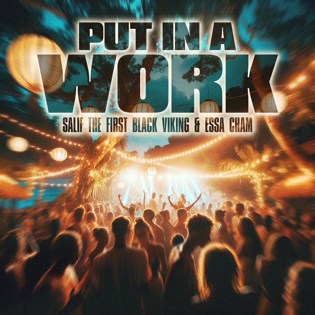 Put in a work (Radio Edit) - Single by Salif the First Black Viking & Essa Cham album cover