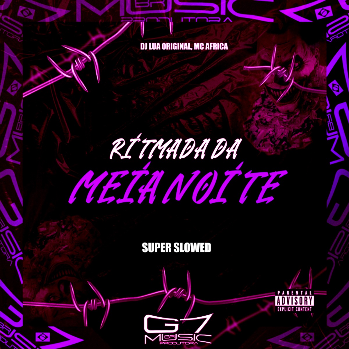 Ritmada da Meia Noite - Super Slowed (Remix) [feat. MC AFRICA] - Single by DJ Lua Original & G7 MUSIC BR album cover