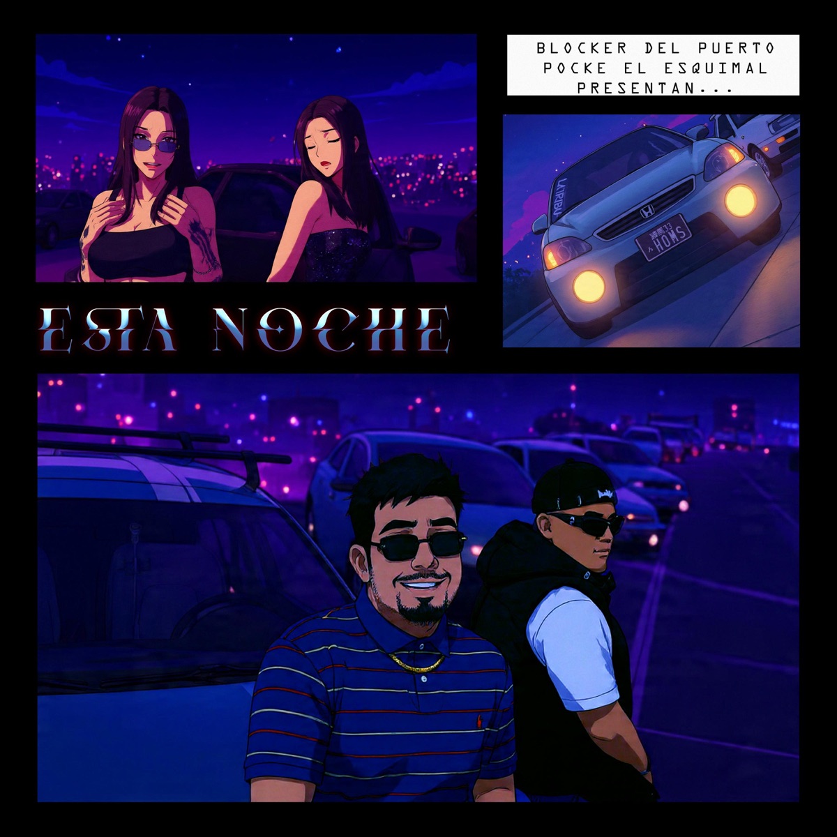 ESTA NOCHE (feat. Blocker Del Puerto) - Single by Pocke El Esquimal album cover