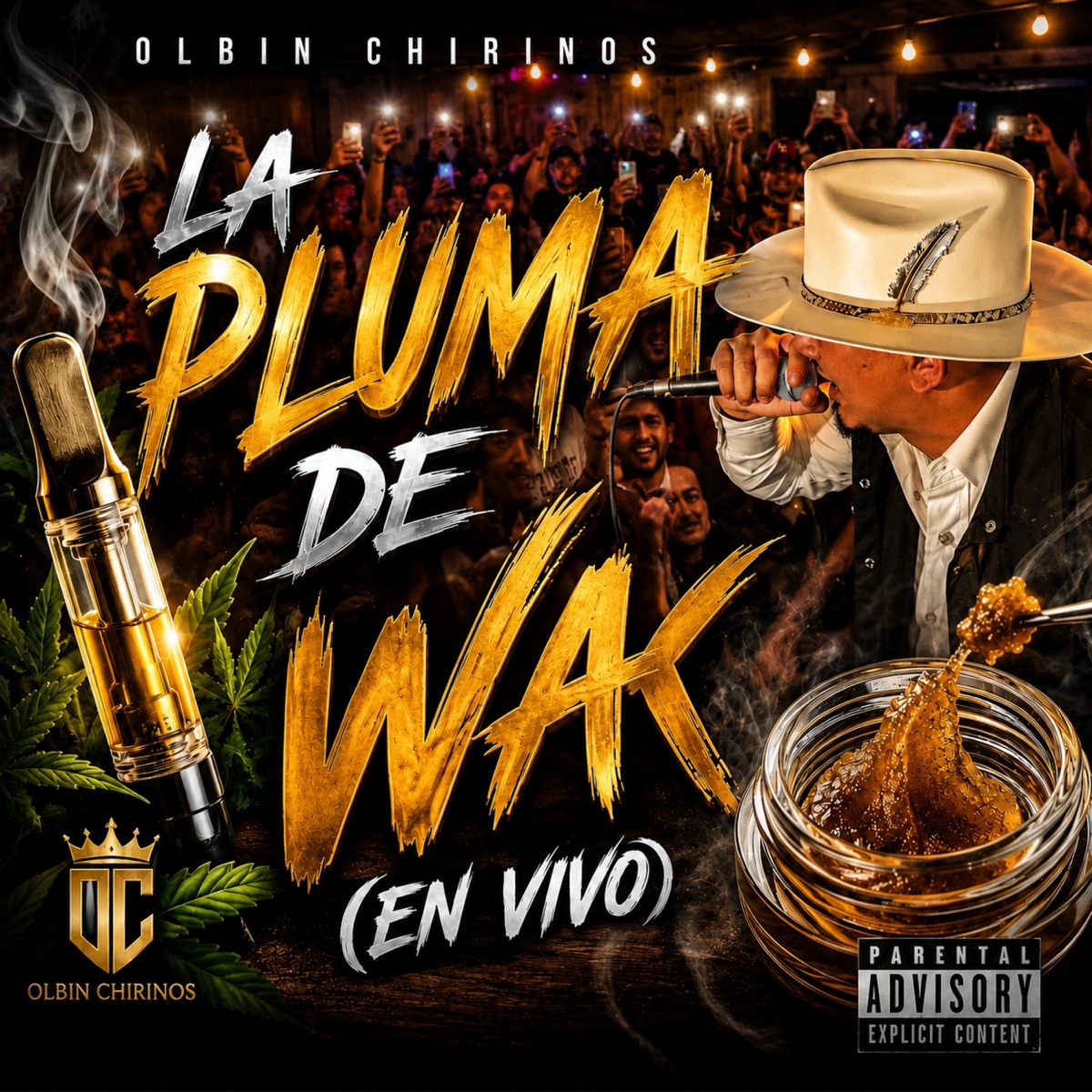 La Pluma De Wax (En Vivo) - Single by Olbin Chirinos album cover