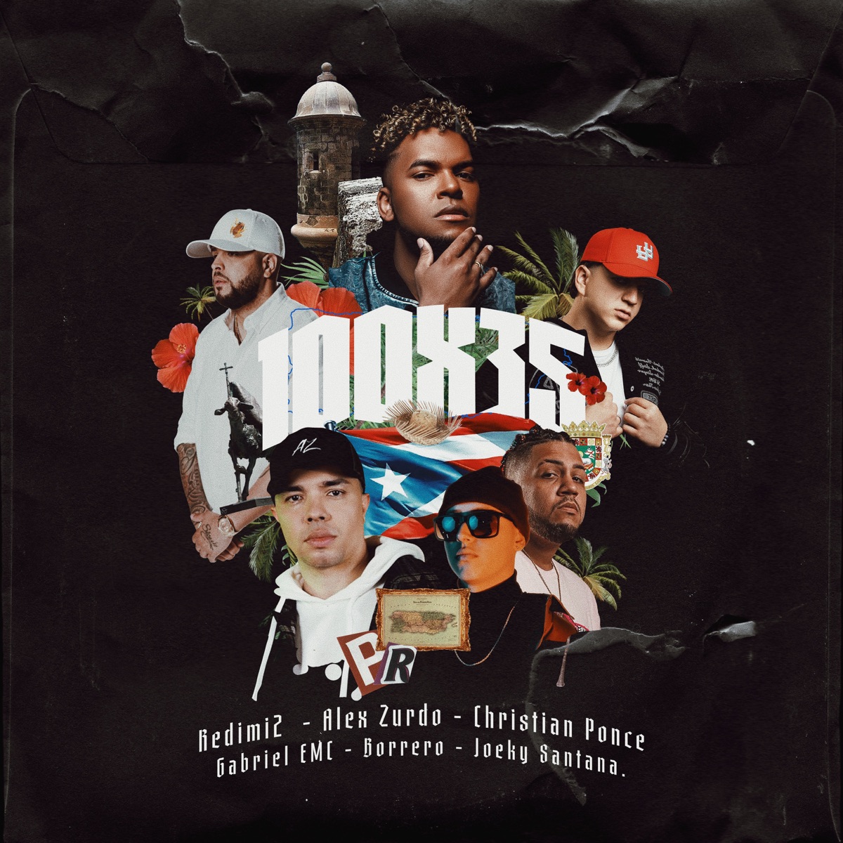 100x35 (feat. Gabriel EMC, Borrero & Joeky Santana) - Single by Redimi2, Alex Zurdo & Christian Ponce album cover