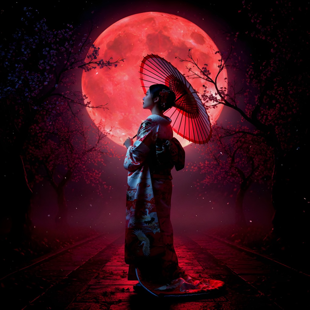 Crimson Moon - Single by MSMV album cover