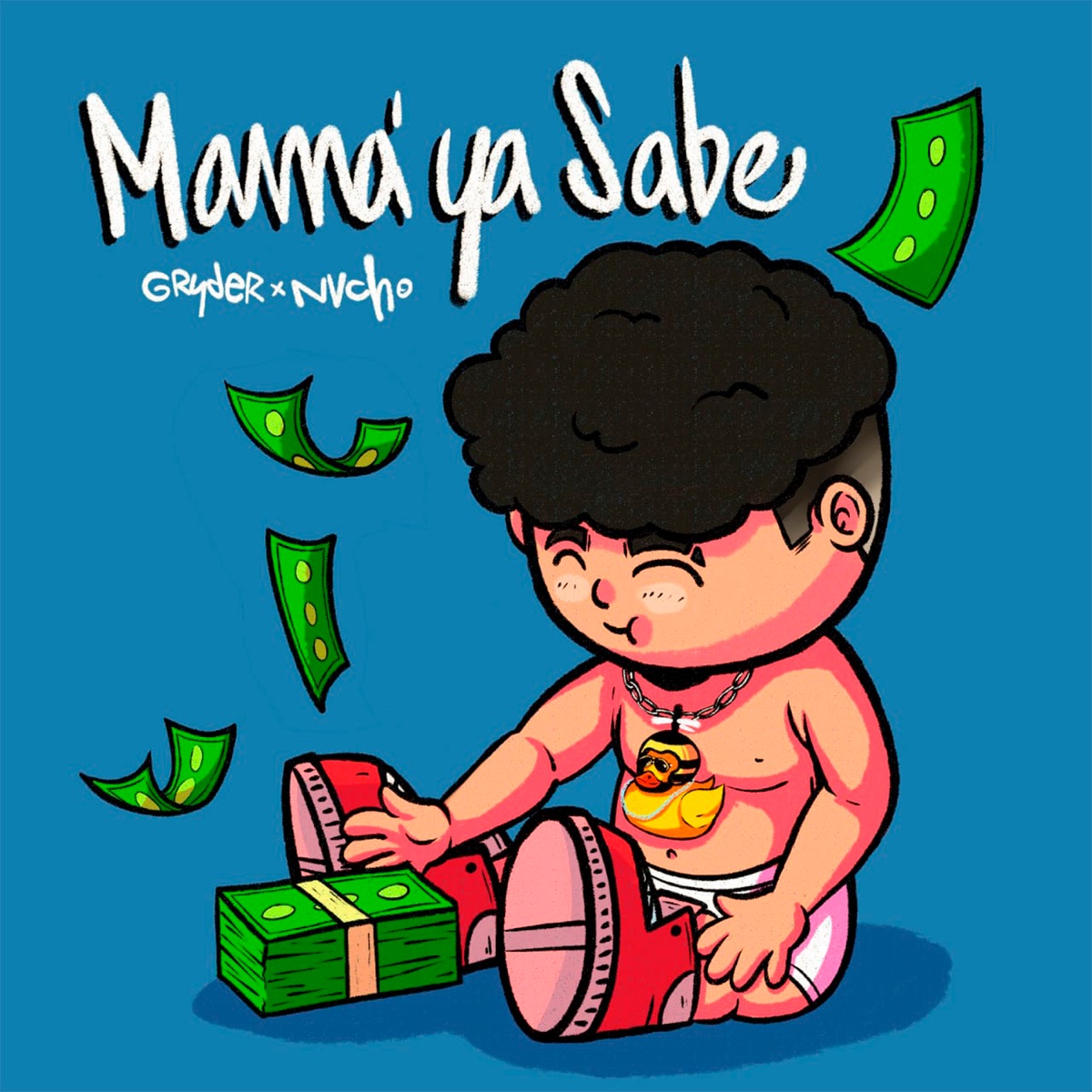 Mamá Ya Sabe - Single by Gryder & Nvcho album cover